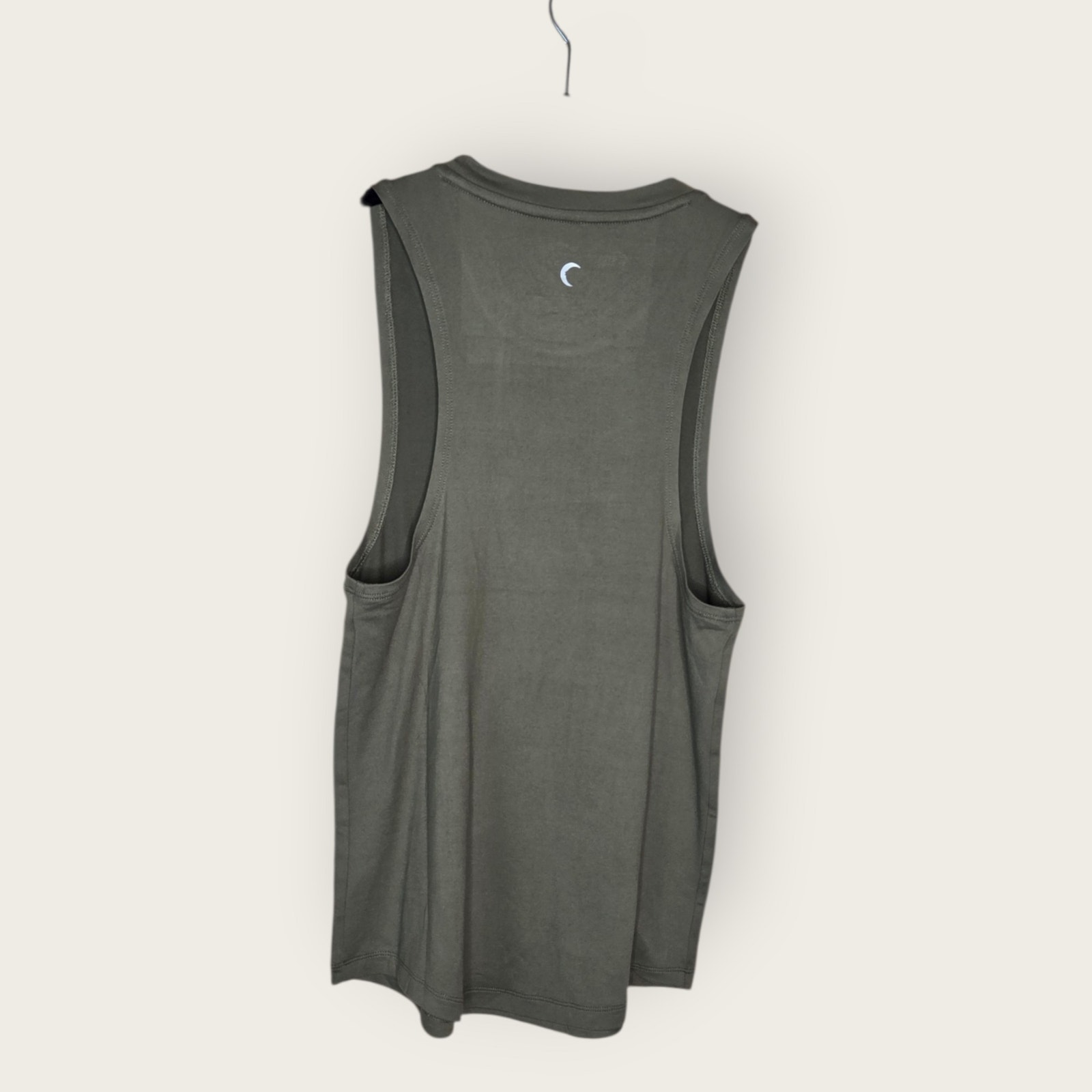 New Zyia Active Olive Green Kettlebell Moon Workout Muscle Tank Women's Sm — image 7 of 7